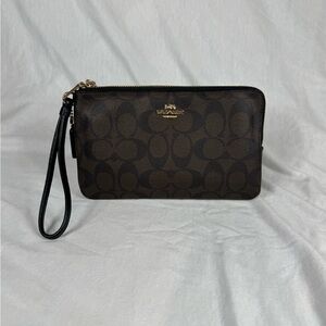 Coach Large Corner Zip Wristlet